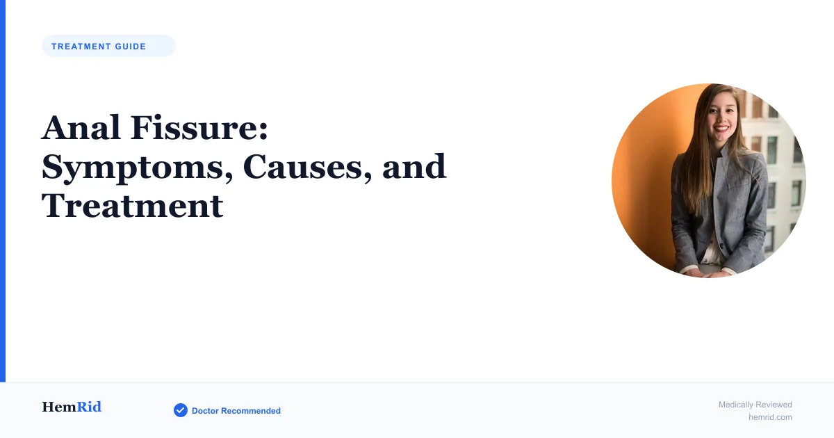 Anal Fissure: Symptoms, Causes, and Treatment (2026)