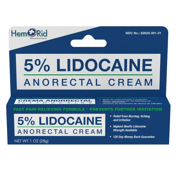 HemRid Lidocaine Cream product photo