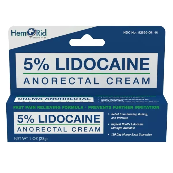 HemRid Lidocaine Cream product photo