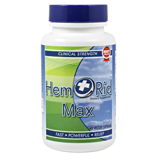 HemRid Max Strength supplement bottle